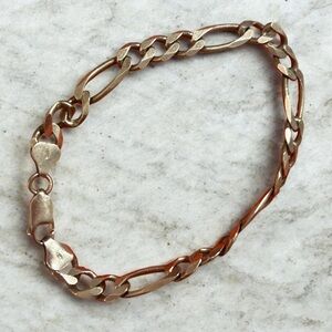 Authentic 925 Sterling Silver Figaro Bracelet